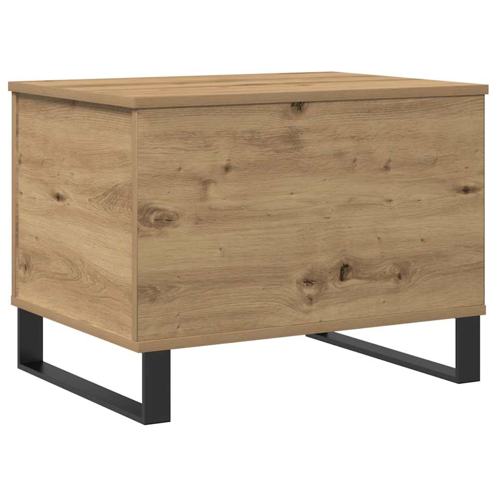 Coffee Table Artisan Oak 60x44,5x45 cm Engineered Wood