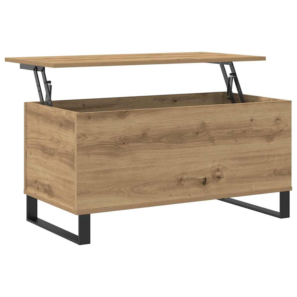 Coffee Table Artisan Oak 90x44,5x45 cm Engineered Wood