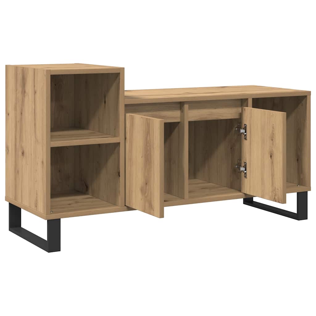 TV Cabinet Artisan Oak 100x35x55 cm Engineered Wood