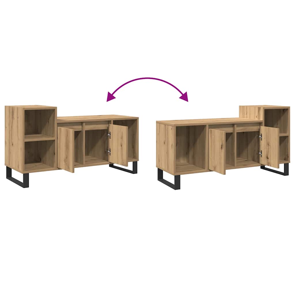TV Cabinet Artisan Oak 100x35x55 cm Engineered Wood