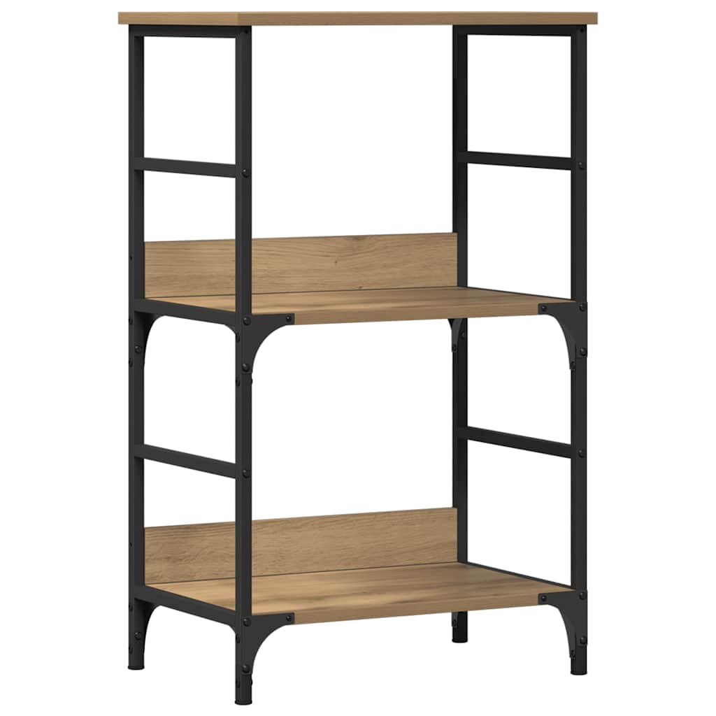Book Cabinet Artisan Oak 50x33x82 cm Engineered Wood