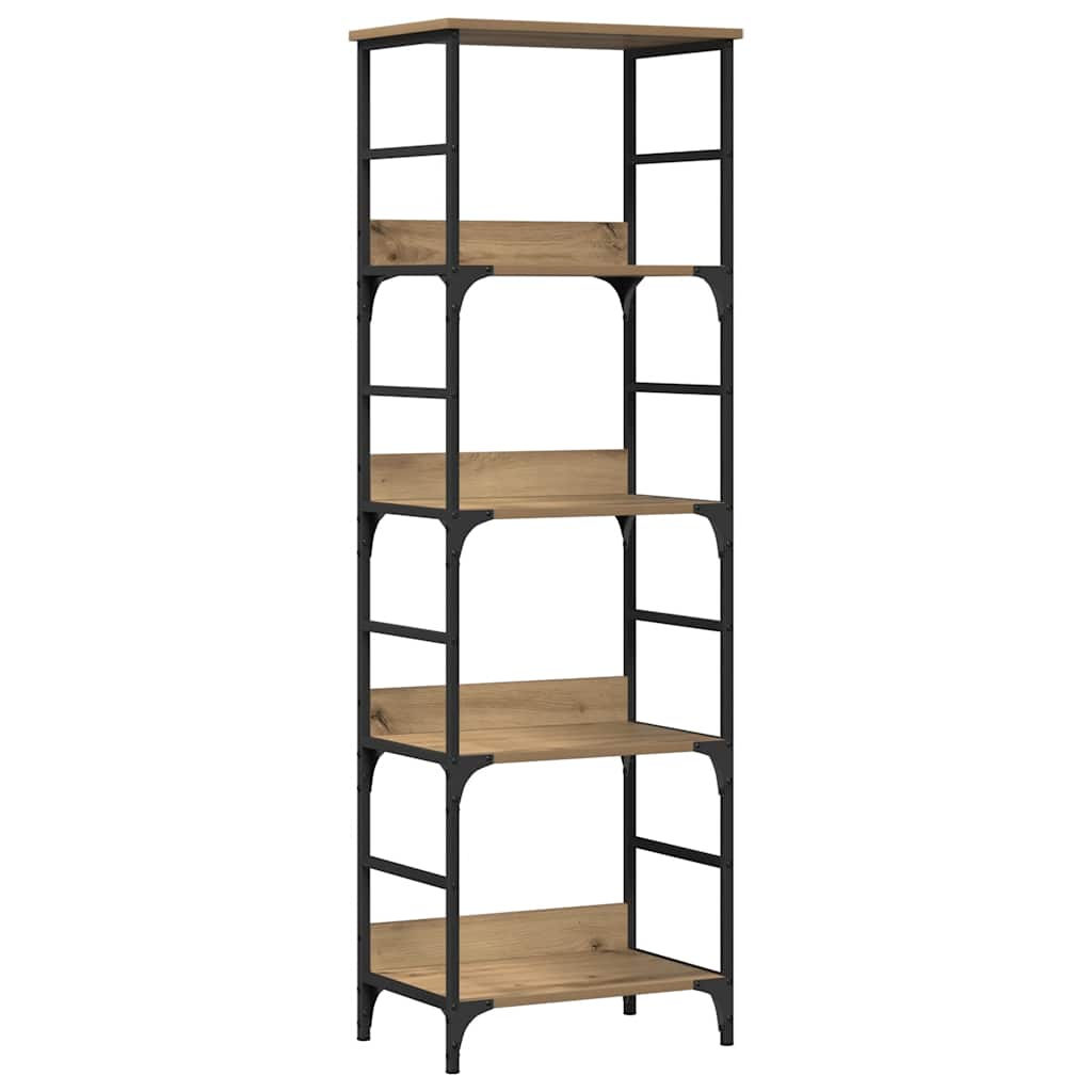 Bookshelf Artisan Oak 50x33x153 cm Engineered Wood