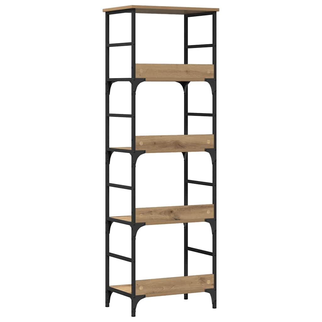 Bookshelf Artisan Oak 50x33x153 cm Engineered Wood