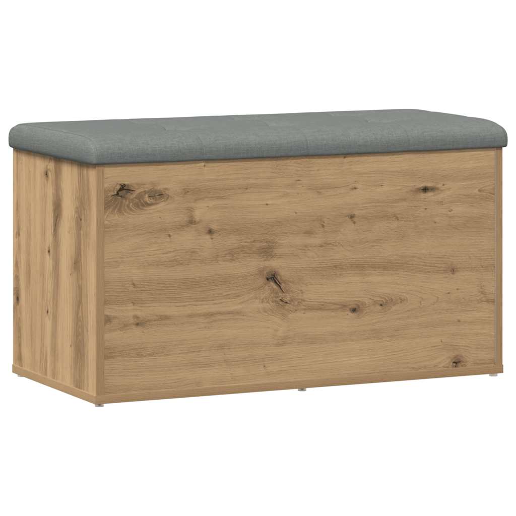 vidaXL Storage Bench Artisan Oak 82x42x45 cm Engineered Wood