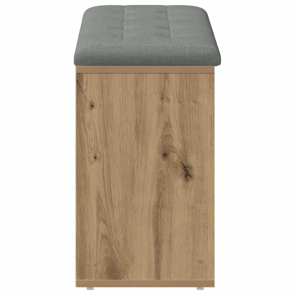 Shoe Bench Artisan Oak 102x32x50 cm Engineered Wood
