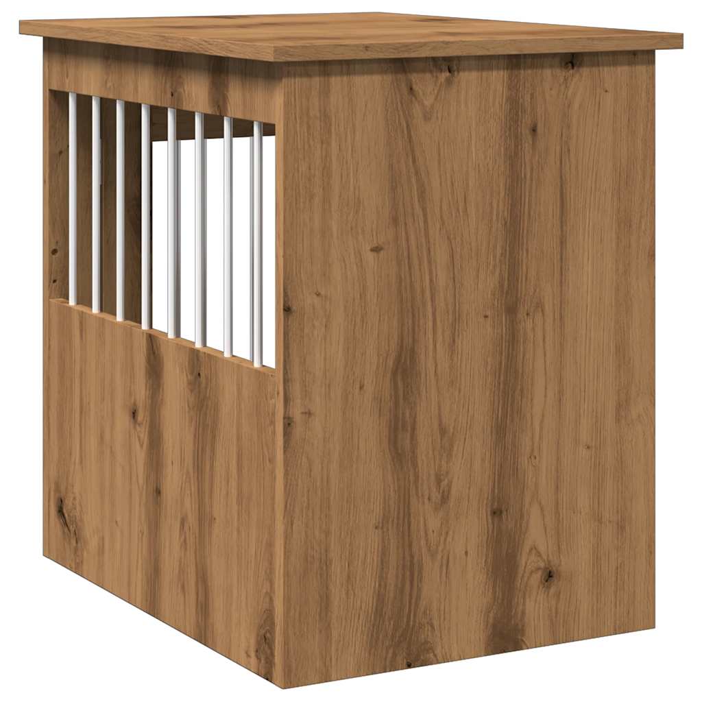 vidaXL Dog Crate Furniture Artisan Oak 45x62x59 cm Engineered Wood