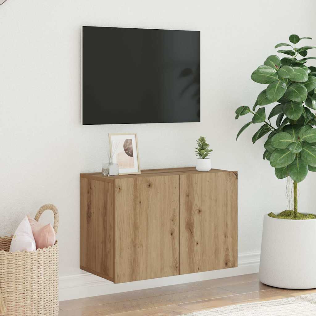 TV Cabinet Wall-mounted Artisian Oak 60x30x41 cm