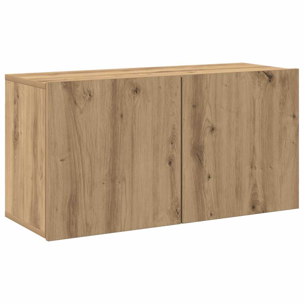 TV Cabinet Wall-mounted Artisian Oak 80x30x41 cm