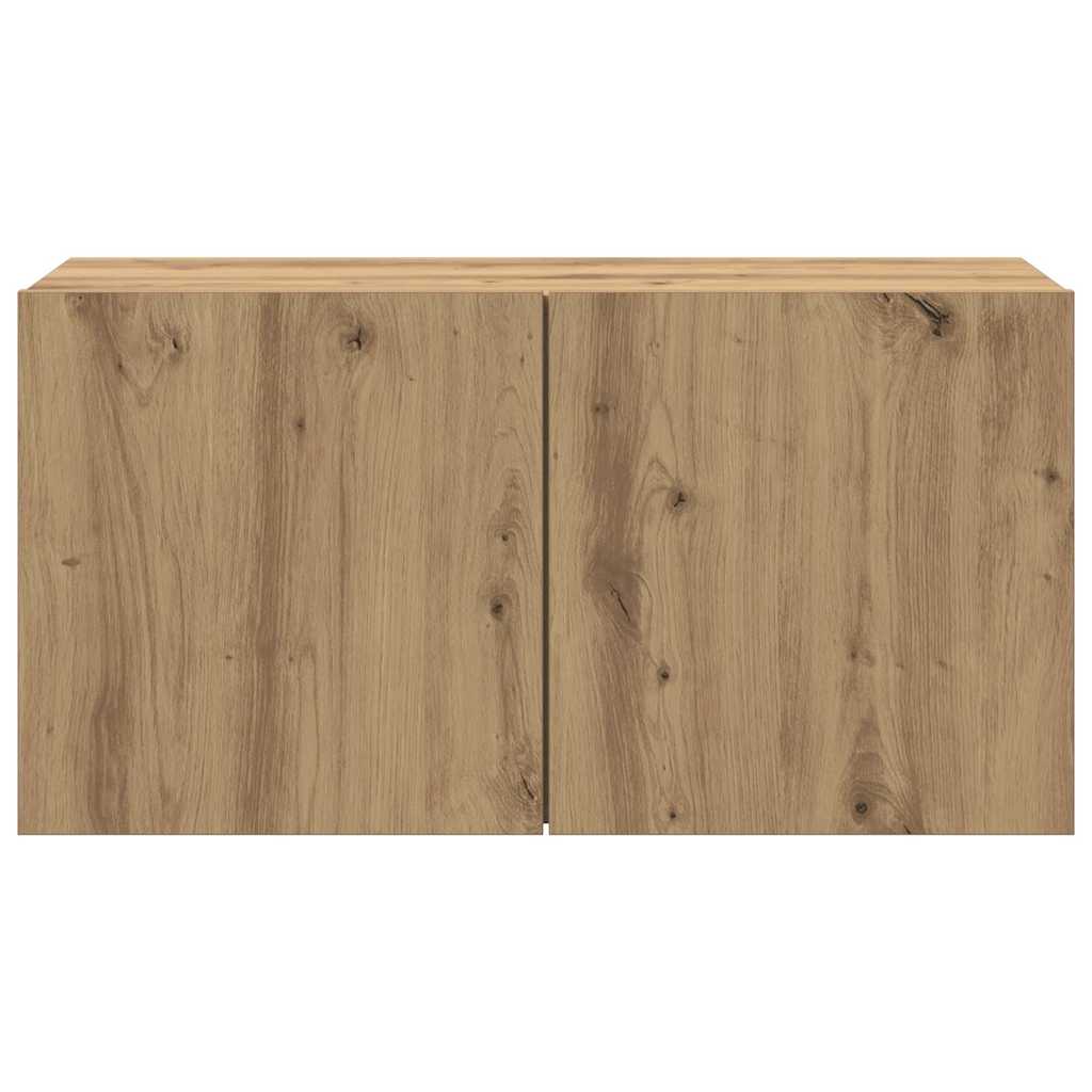 TV Cabinet Wall-mounted Artisian Oak 80x30x41 cm