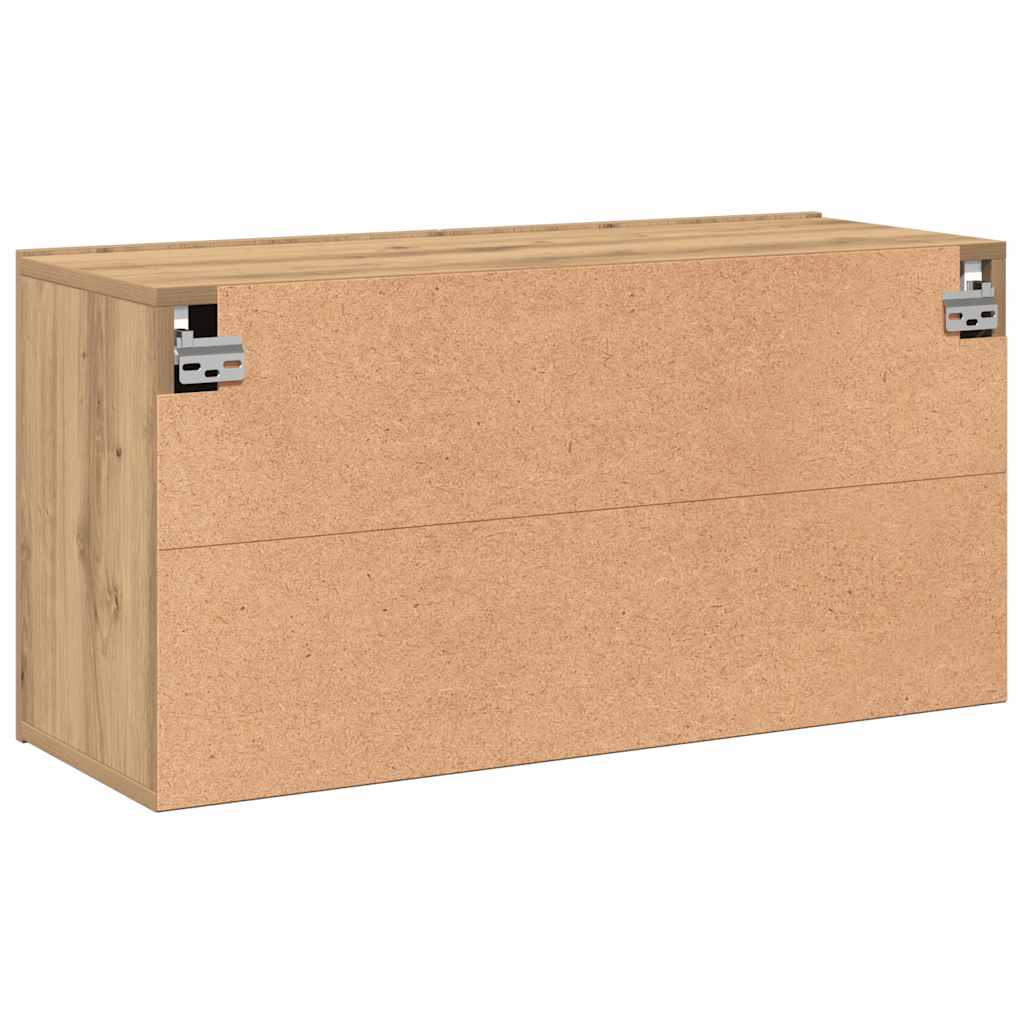 TV Cabinet Wall-mounted Artisian Oak 80x30x41 cm