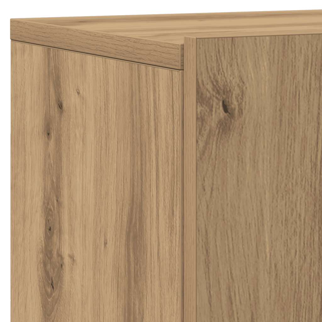 2 Piece Wall-mounted TV Cabinet Set Artisian Oak 80x30x41 cm