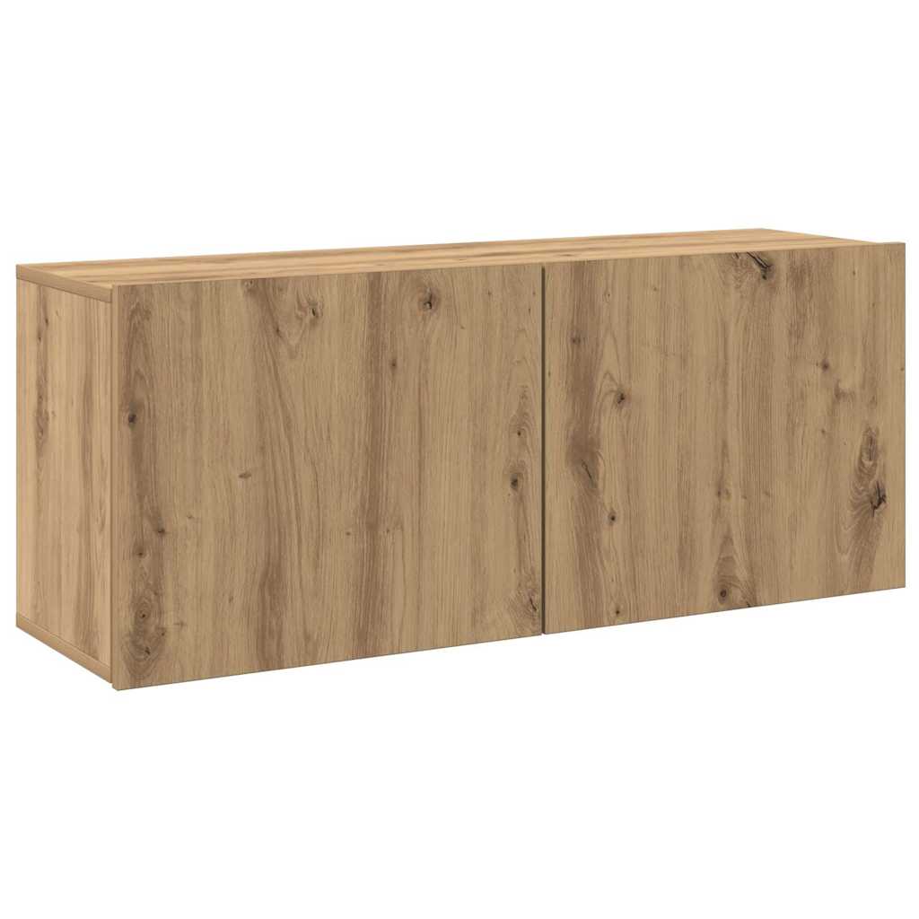 TV Cabinet Wall-mounted Artisan Oak 100x30x41 cm