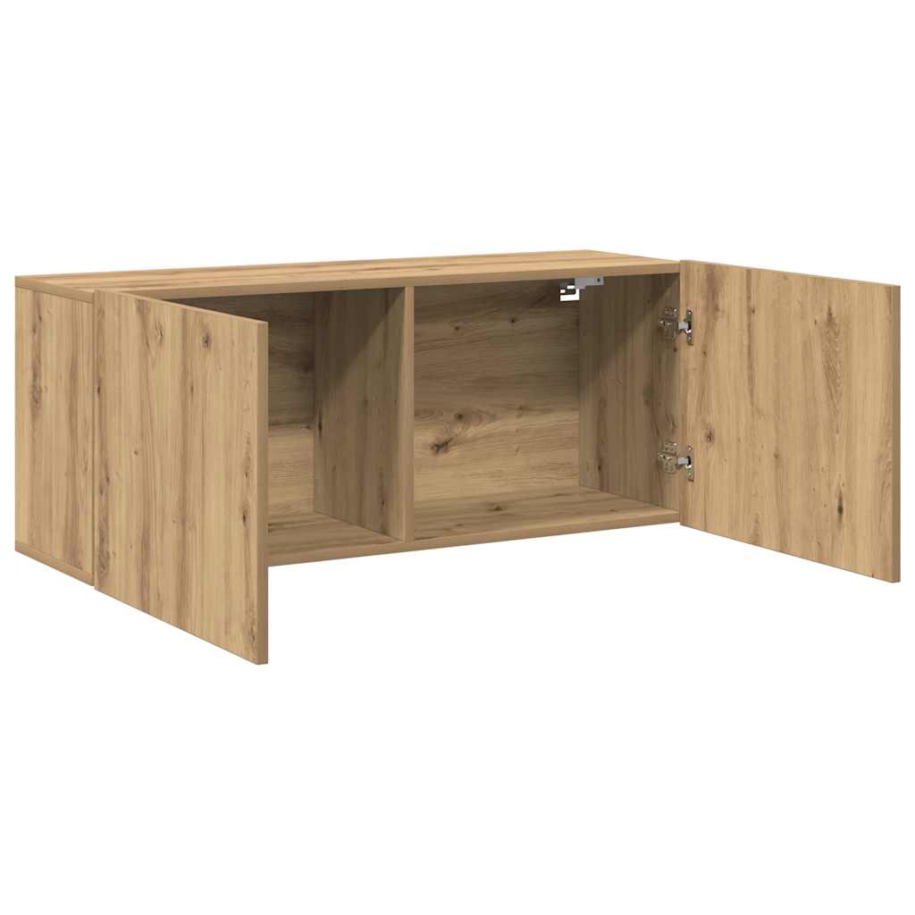 TV Cabinet Wall-mounted Artisan Oak 100x30x41 cm