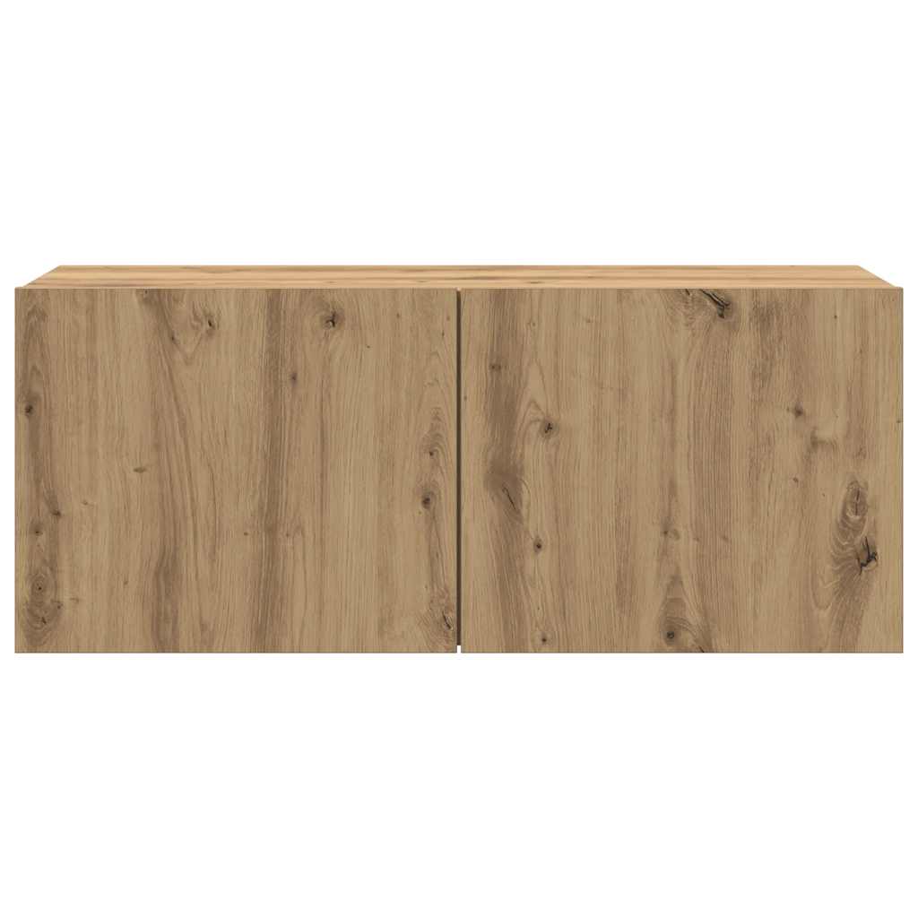 TV Cabinet Wall-mounted Artisan Oak 100x30x41 cm
