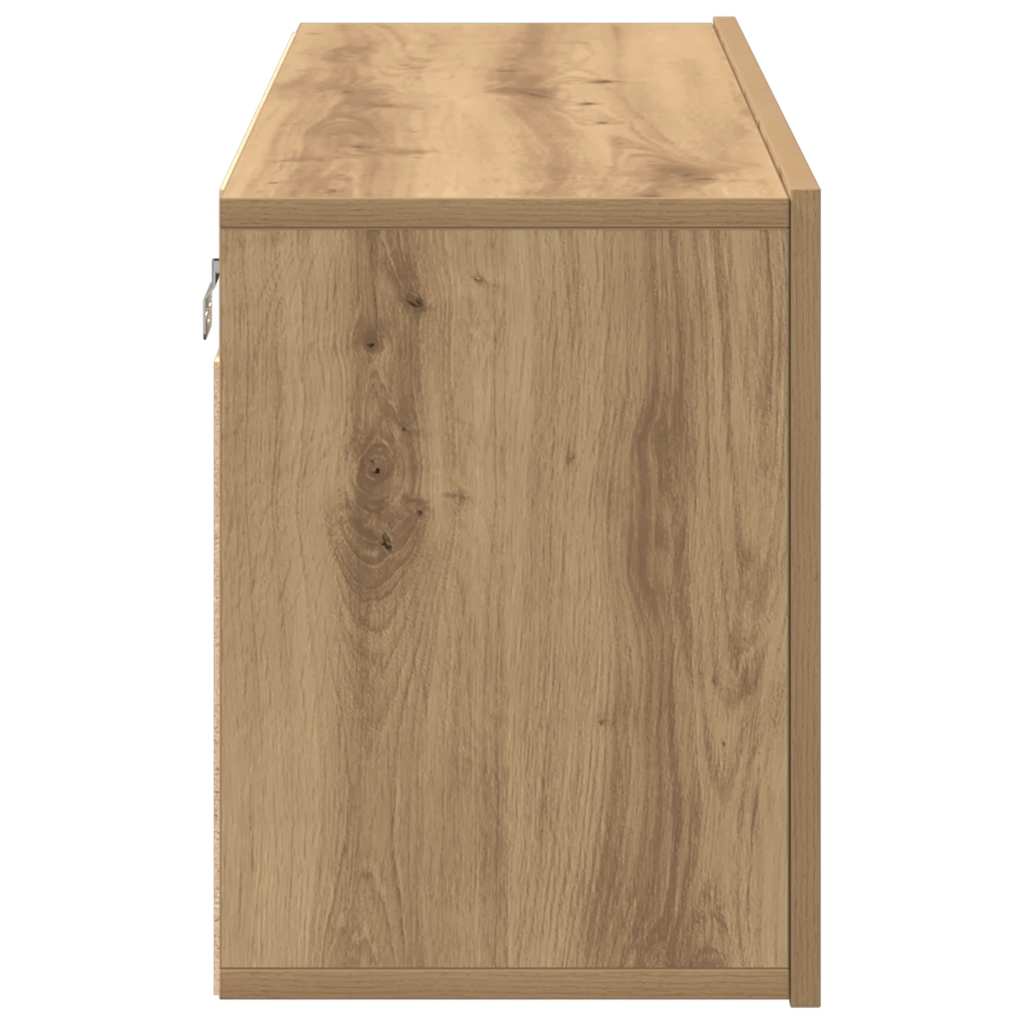 TV Cabinet Wall-mounted Artisan Oak 100x30x41 cm