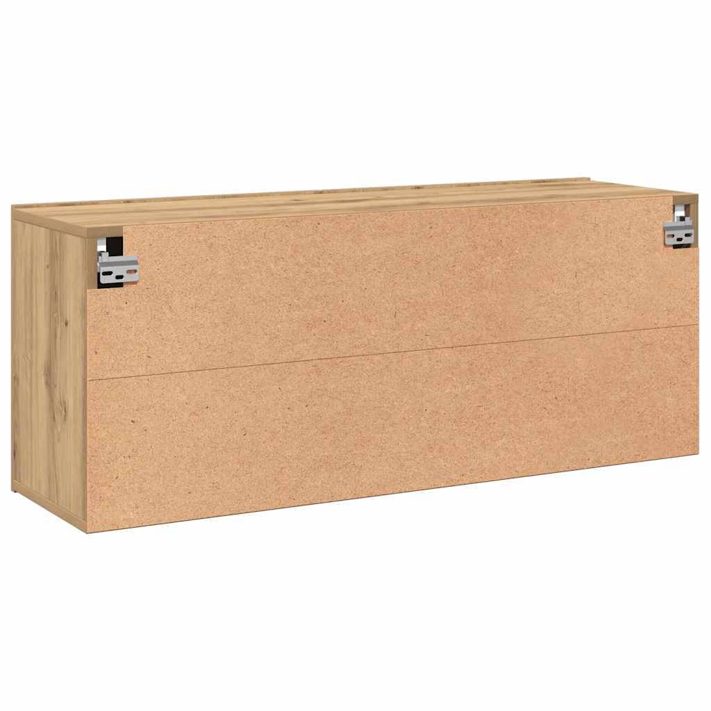TV Cabinet Wall-mounted Artisan Oak 100x30x41 cm