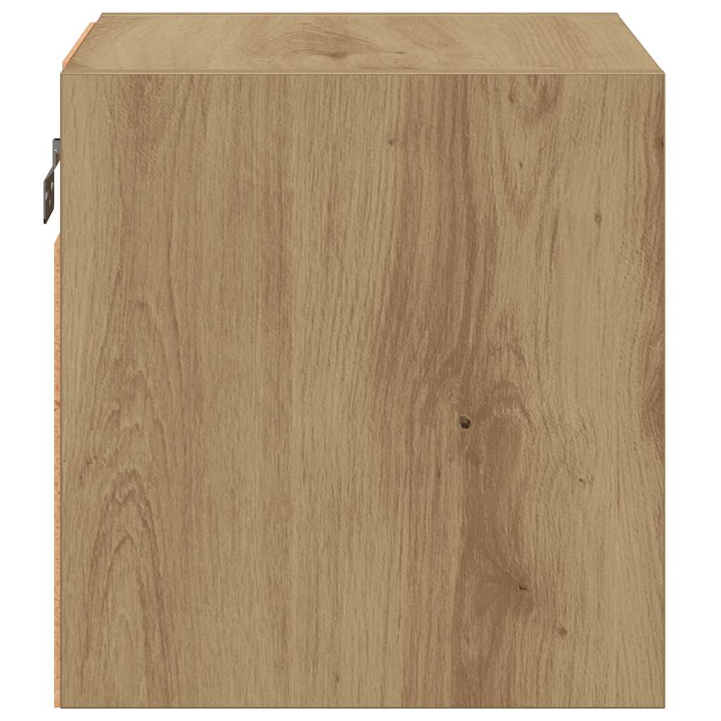 TV Wall Cabinets with LED Lights 2 pcs Artisan Oak 30x28,5x30 cm