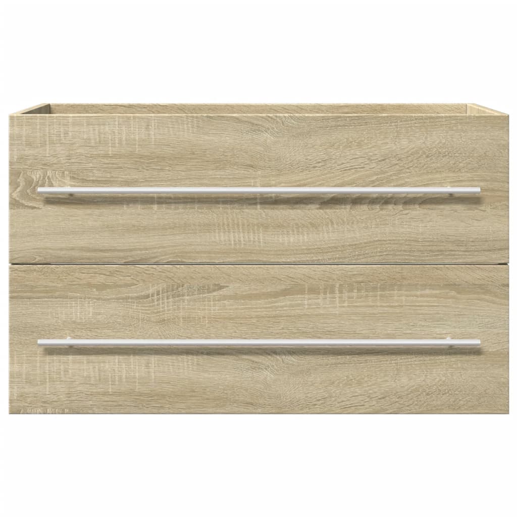 Sink Cabinet Old Wood 80x38,5x48 cm Engineered Wood