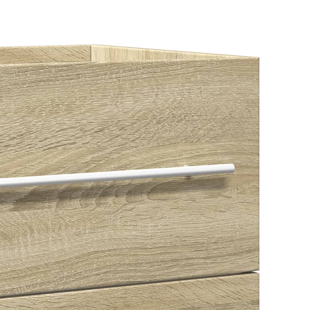Sink Cabinet Old Wood 80x38,5x48 cm Engineered Wood
