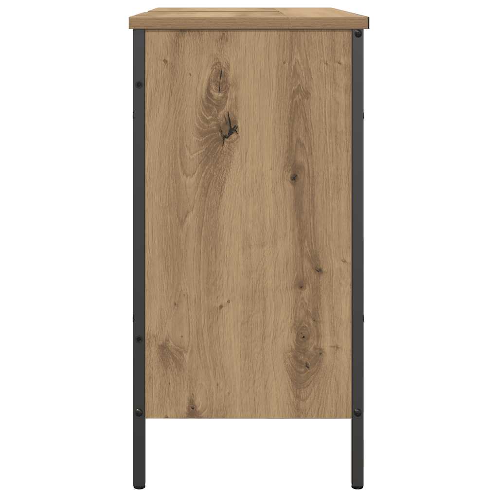 Sink Cabinet Artisan Oak 60x30x60 cm Engineered Wood