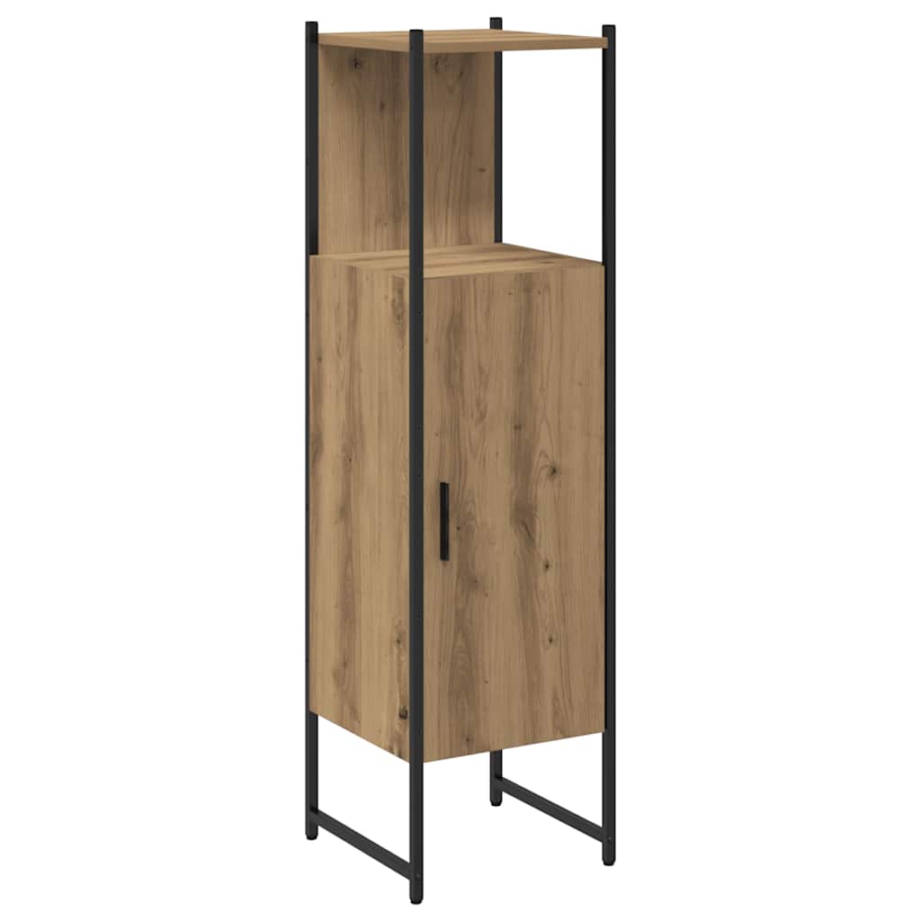 Bathroom Cabinet Artisan Oak 33x33x120,5 cm Engineered Wood