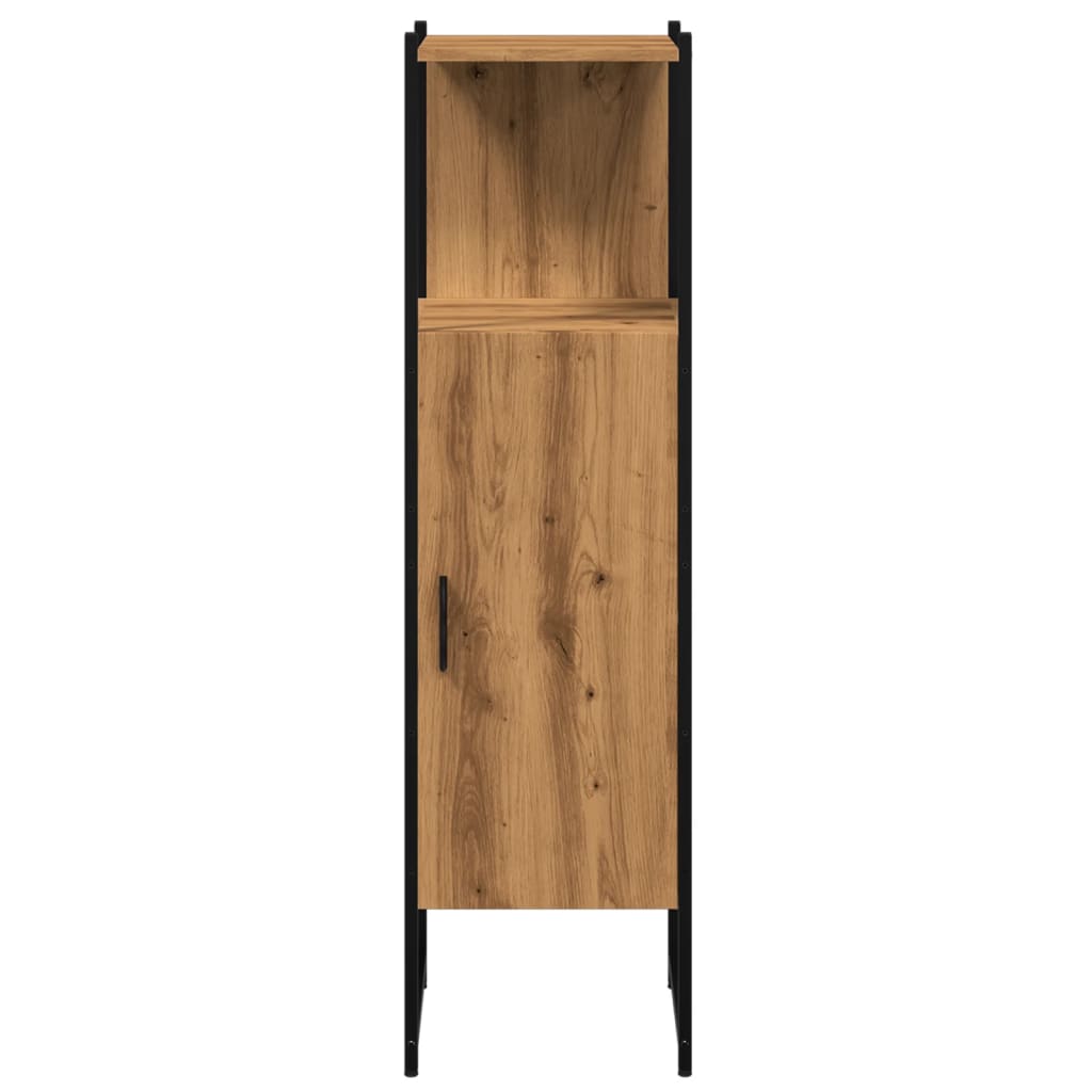 vidaXL Bathroom Cabinet Artisan Oak 33x33x120.5 cm Engineered Wood