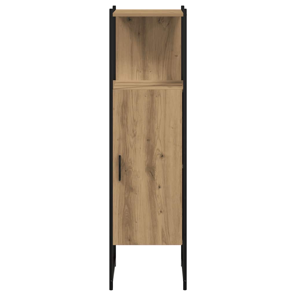 Bathroom Cabinet Artisan Oak 33x33x120,5 cm Engineered Wood