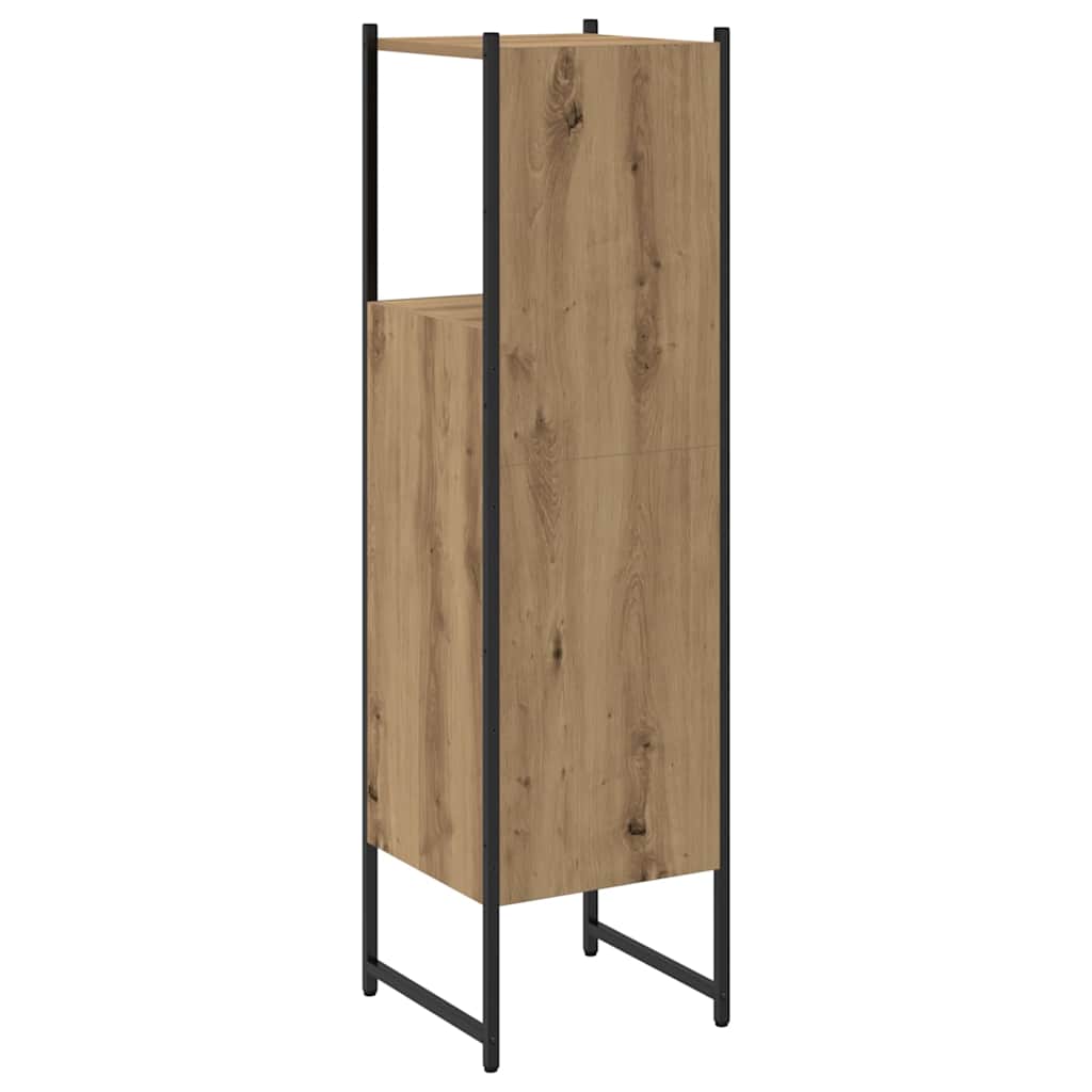 Bathroom Cabinet Artisan Oak 33x33x120,5 cm Engineered Wood