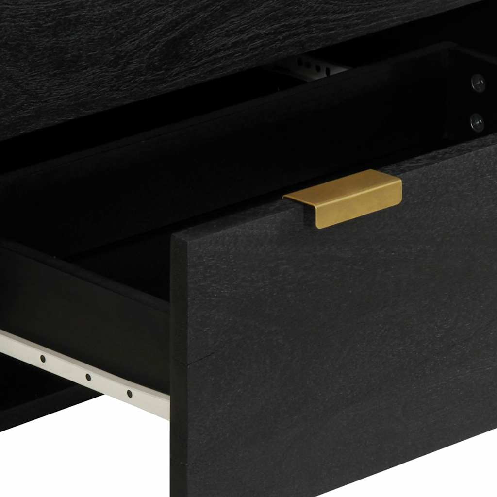 Sideboard Black 60x33x75 cm Engineered Wood