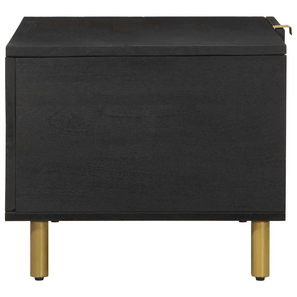 Coffee Table Black 80x50x40 cm Engineered Wood