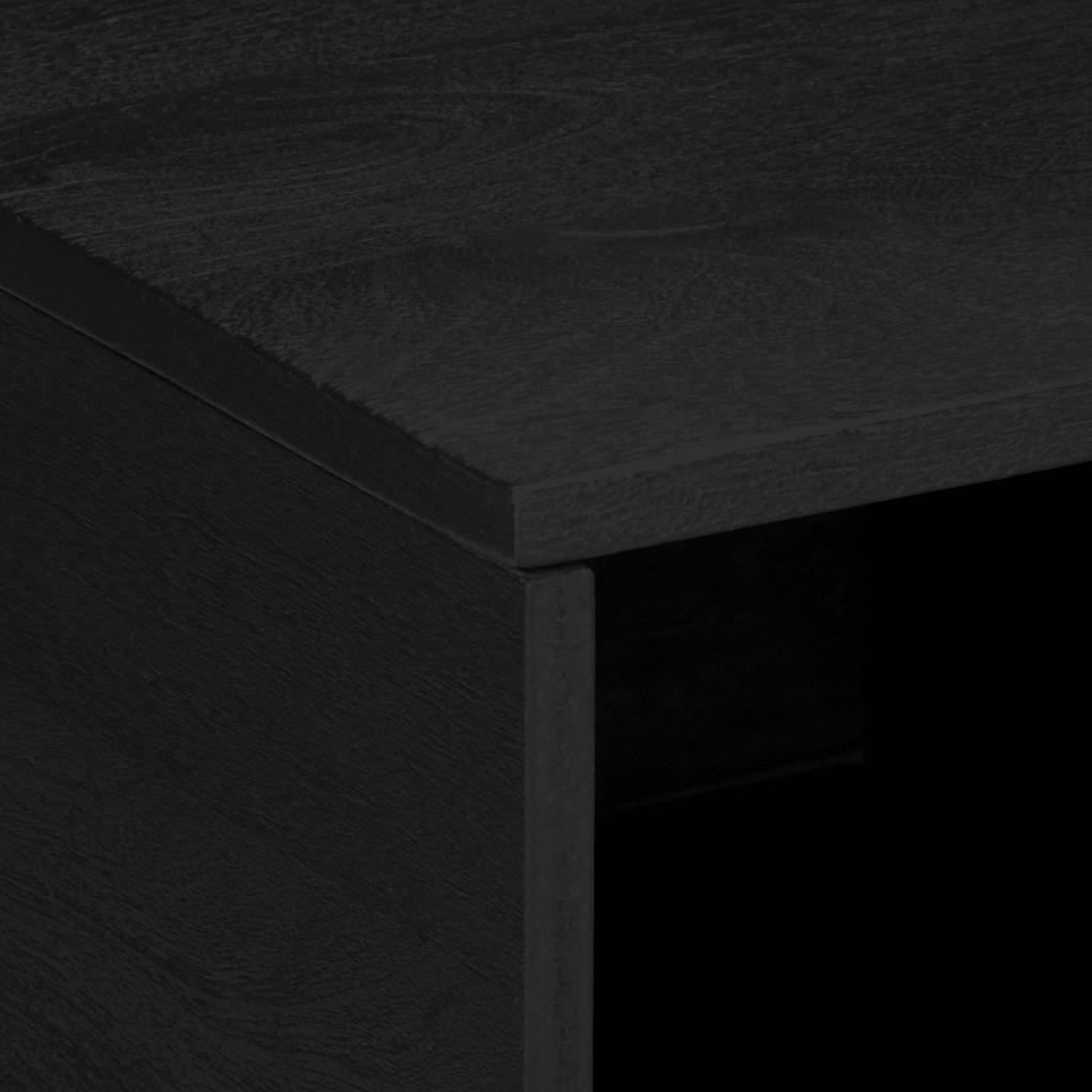 Coffee Table Black 80x50x40 cm Engineered Wood