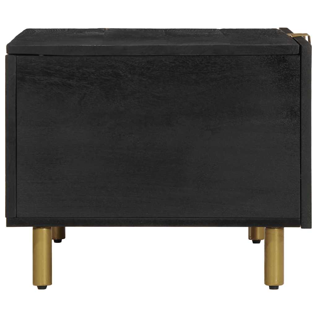 Coffee Table Black 80x50x40 cm Engineered Wood