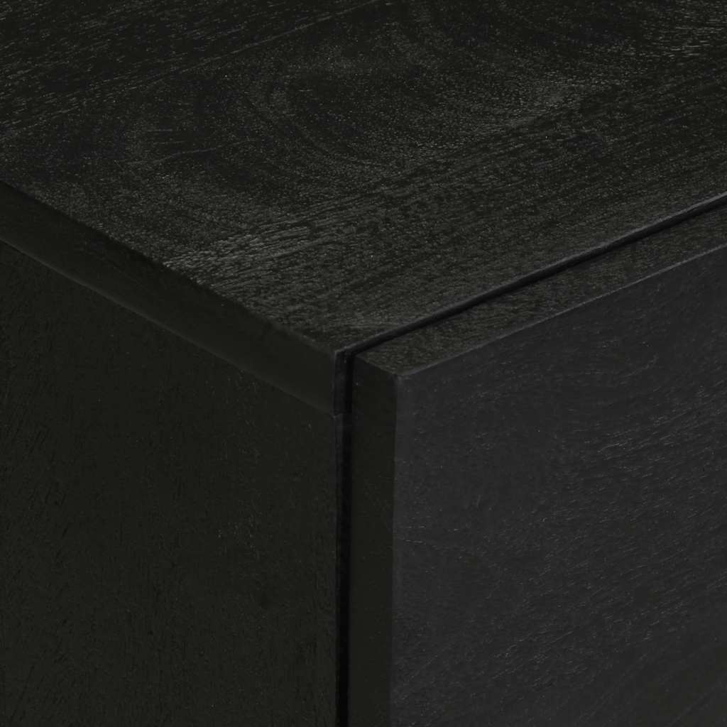 Bedside Cabinet Black 50x33x62 cm Engineered Wood