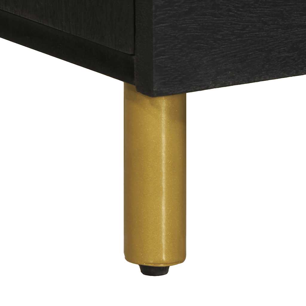 Sideboard Black 80x33x75 cm Engineered Wood