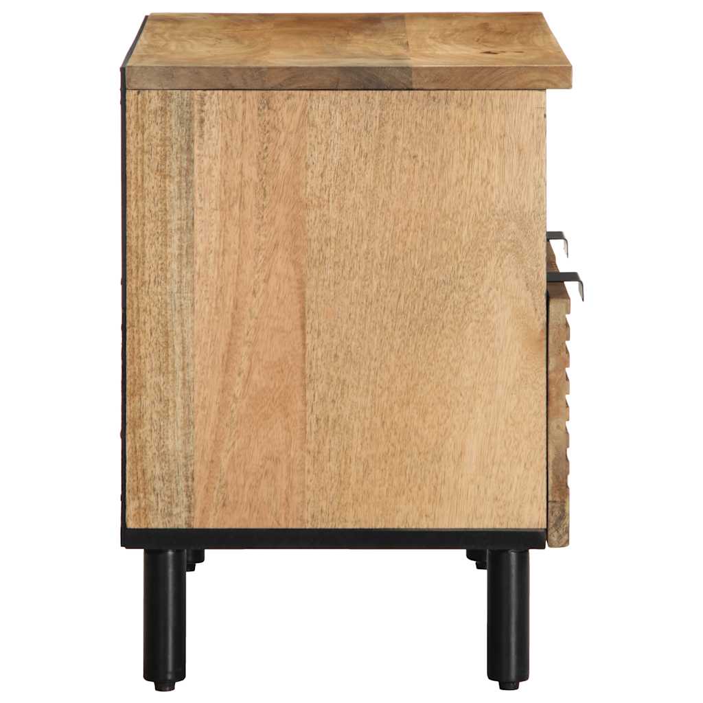 TV Cabinet Brown 70x33x46 cm Solid Wood Mango