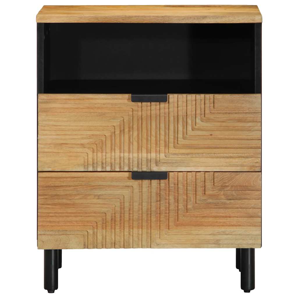 Bedside Cabinet Brown 50x33x60 cm Solid Wood Mango