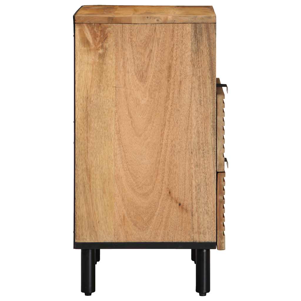 Bedside Cabinet Brown 50x33x60 cm Solid Wood Mango