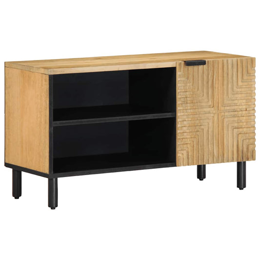 vidaXL TV Cabinet Brown 80x31.5x46 cm Solid Wood Mango