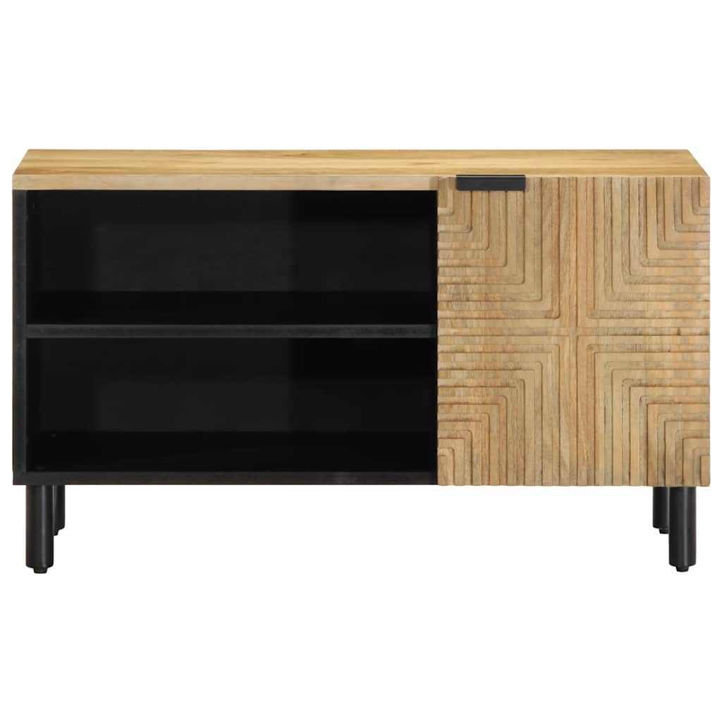 vidaXL TV Cabinet Brown 80x31.5x46 cm Solid Wood Mango