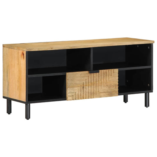 vidaXL TV Cabinet Brown 100x33x46 cm Solid Wood Mango