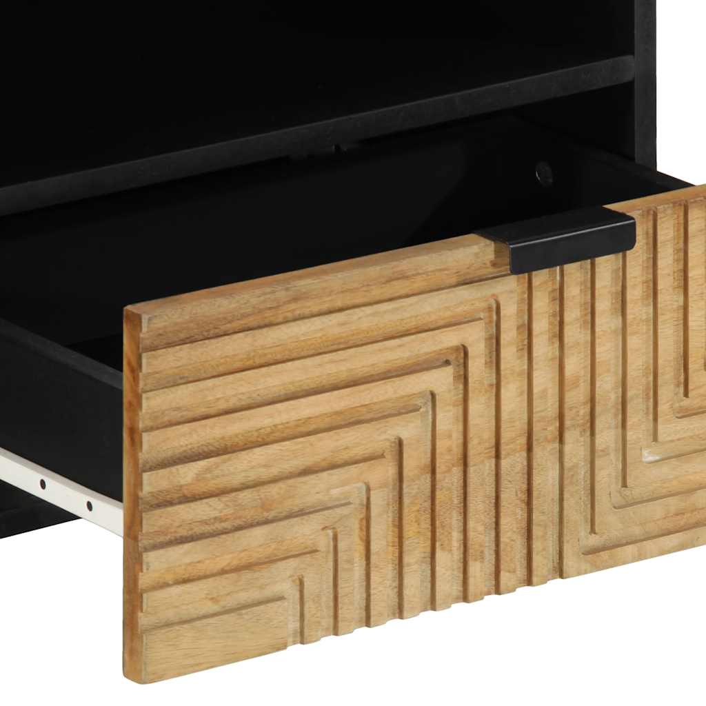 vidaXL TV Cabinet Brown 80x33x46 cm Solid Wood Mango