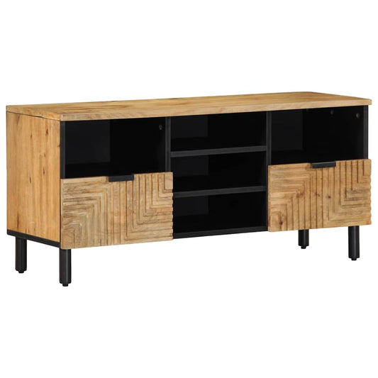 vidaXL TV Cabinet Brown 100x33x46 cm Solid Wood Mango