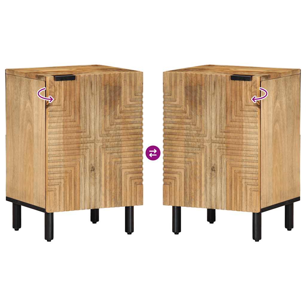 Bathroom Cabinet Brown 38x33,5x58 cm Solid Wood Mango