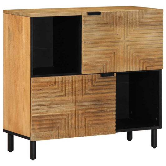 vidaXL Sideboard Brown 80x33x75 cm Solid Wood Mango