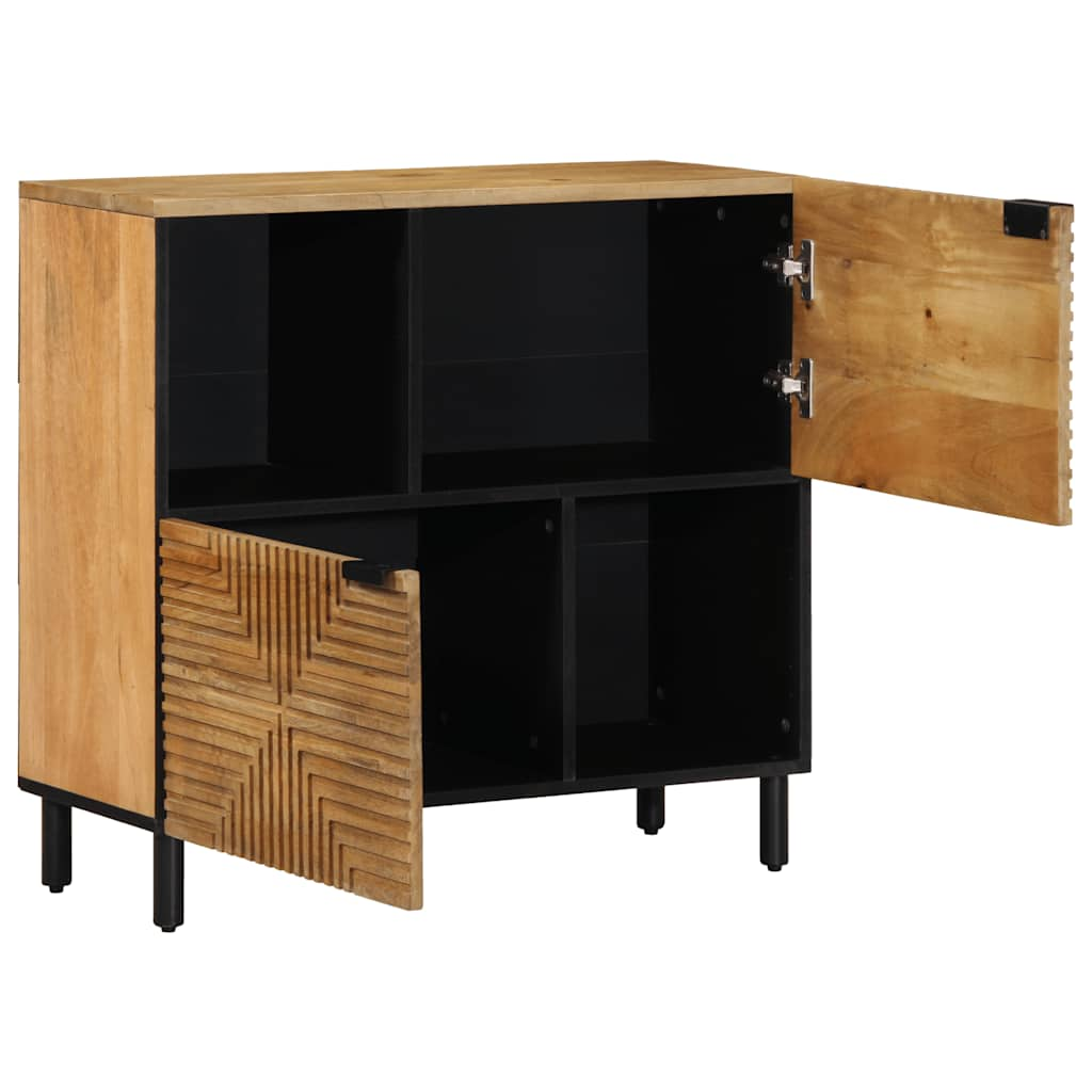 vidaXL Sideboard Brown 80x33x75 cm Solid Wood Mango