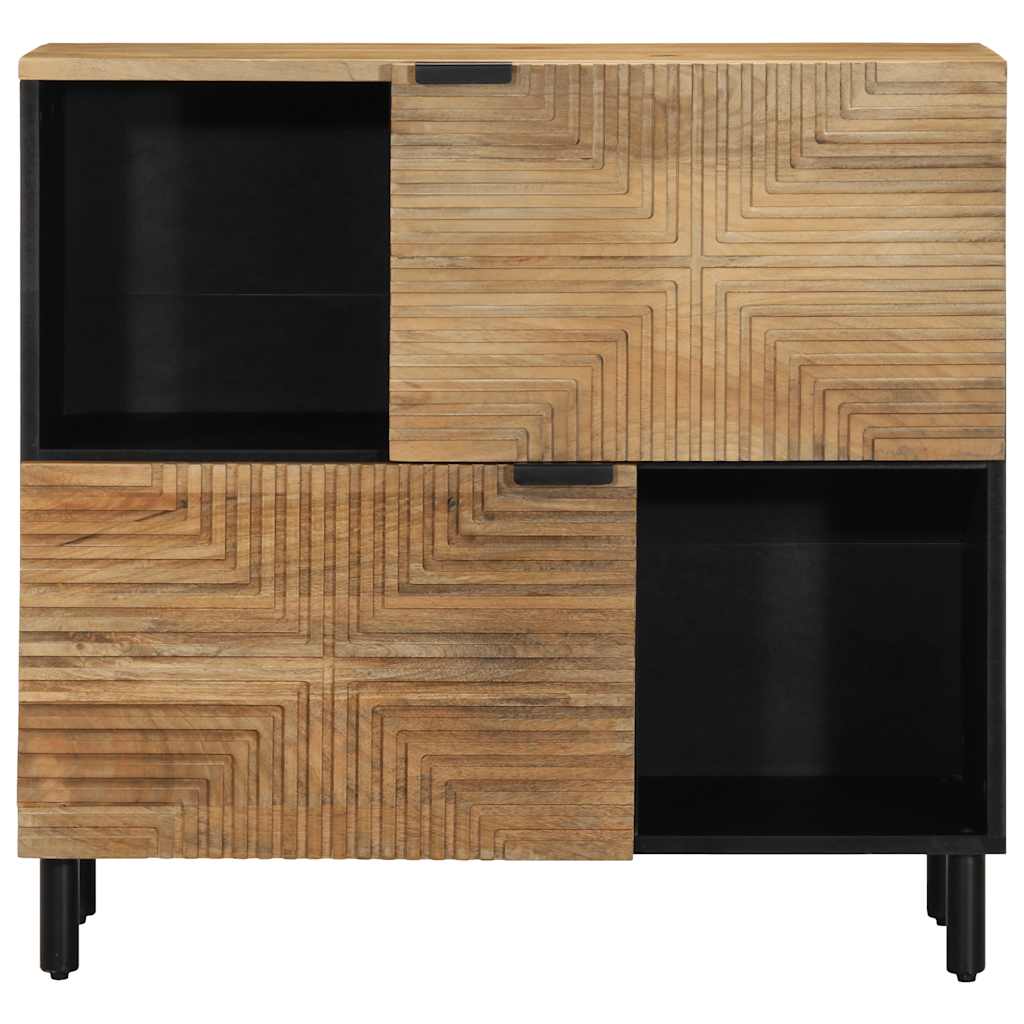 vidaXL Sideboard Brown 80x33x75 cm Solid Wood Mango