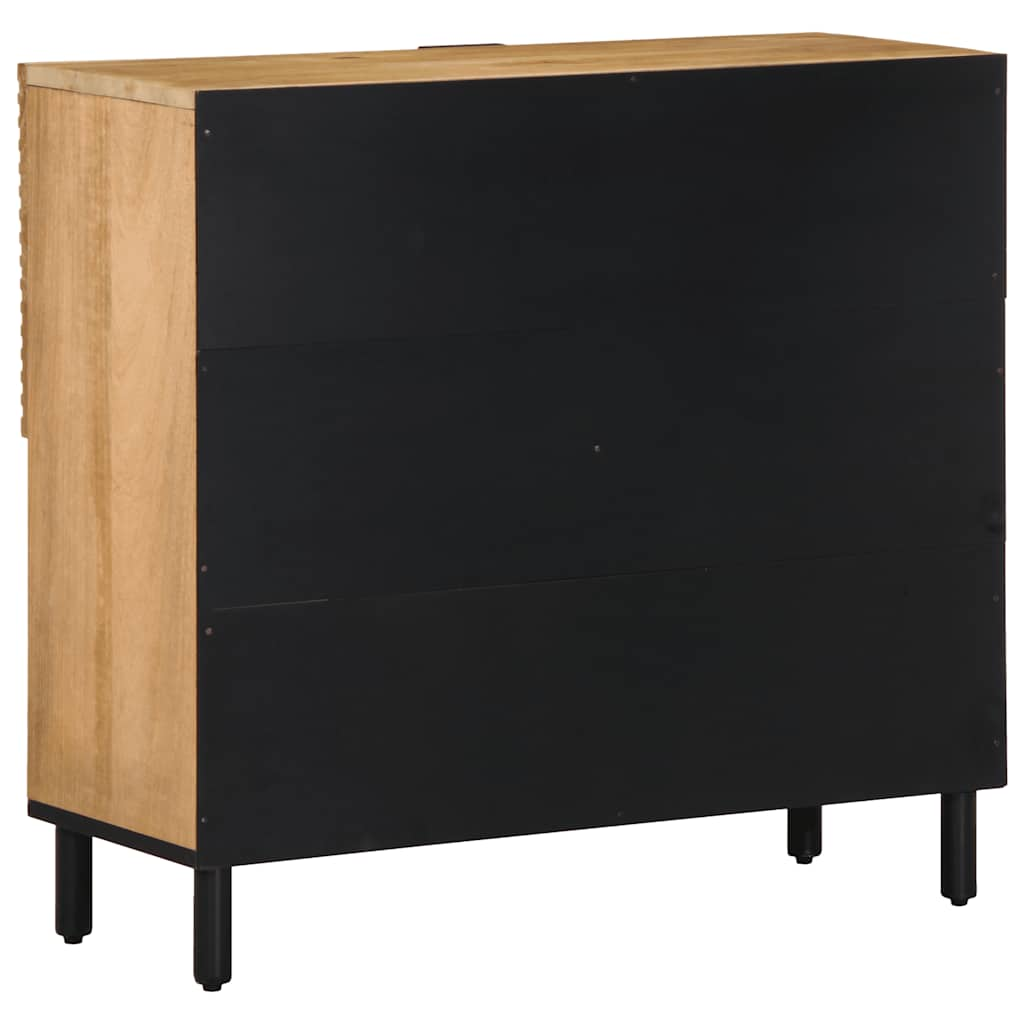 vidaXL Sideboard Brown 80x33x75 cm Solid Wood Mango