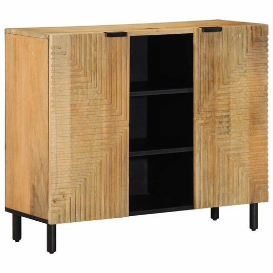 vidaXL Sideboard Brown 90x33x75 cm Solid Wood Mango