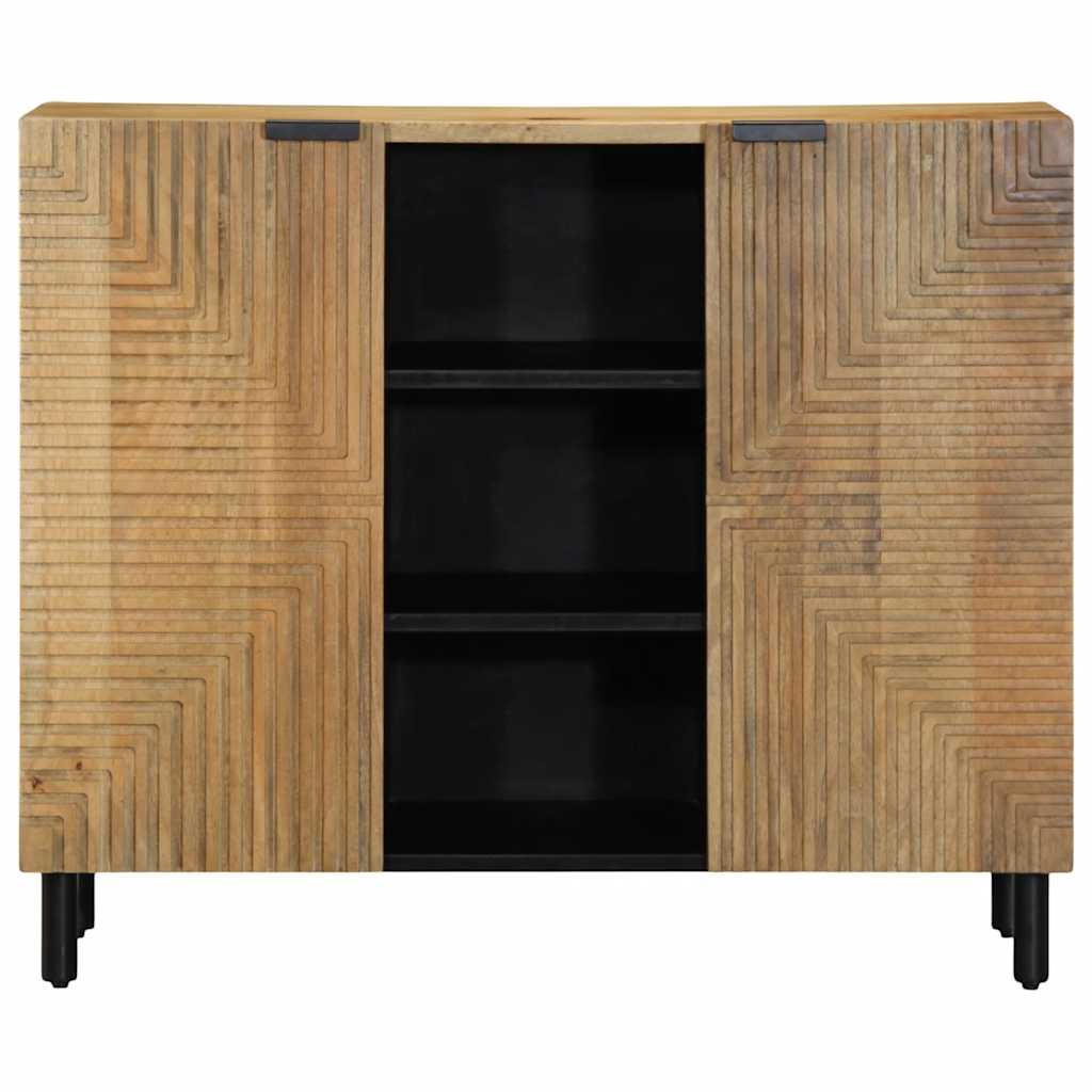 vidaXL Sideboard Brown 90x33x75 cm Solid Wood Mango