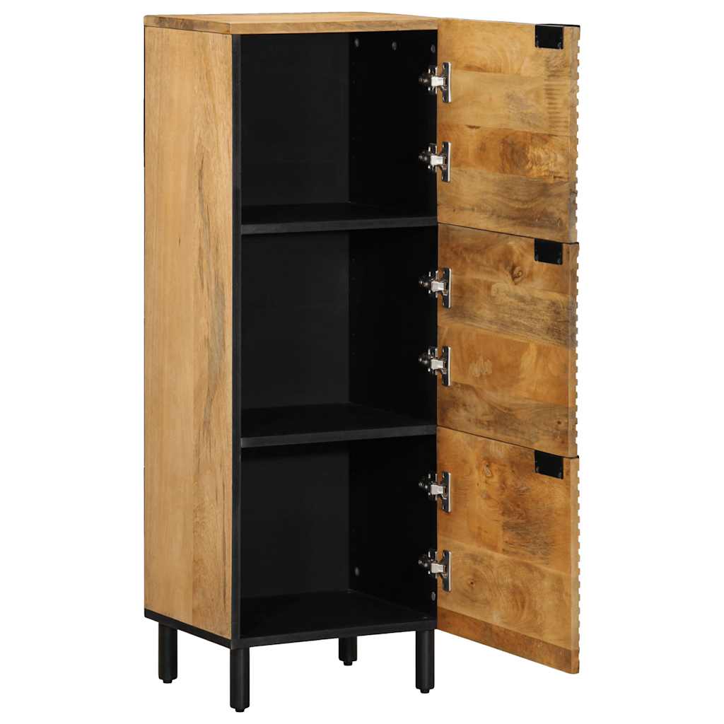 vidaXL Highboard Brown 40x33x110 cm Solid Wood Mango